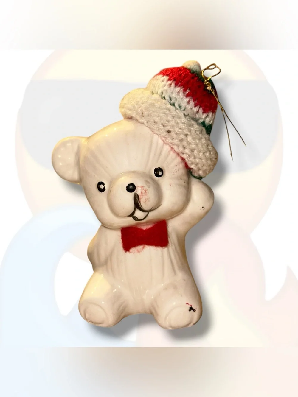 Vintage Snow Bear Christmas Ornaments Bunldle